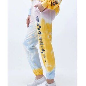 Vans Mascy Daze Tri Dye Sweatpants Graphic Print Tie Dye Pockets Joggers SZ:XXS